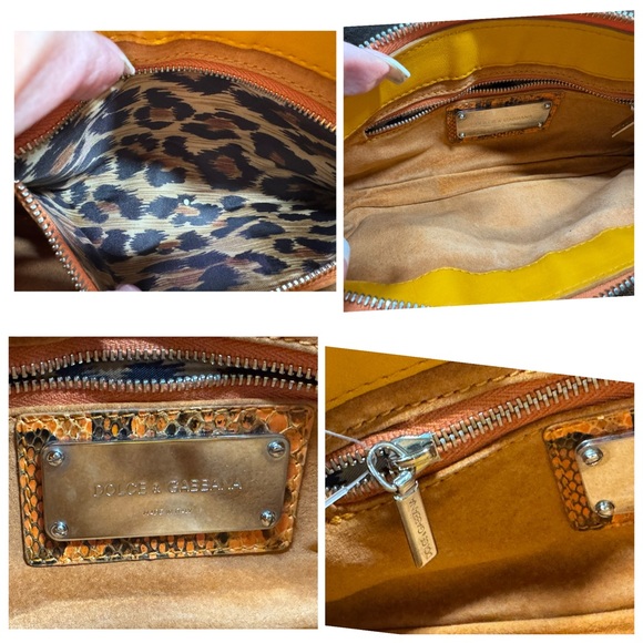 Authentic & Rare Dolce and Gabbana Python/Eel/Leather crossbody bag - Picture 9 of 13